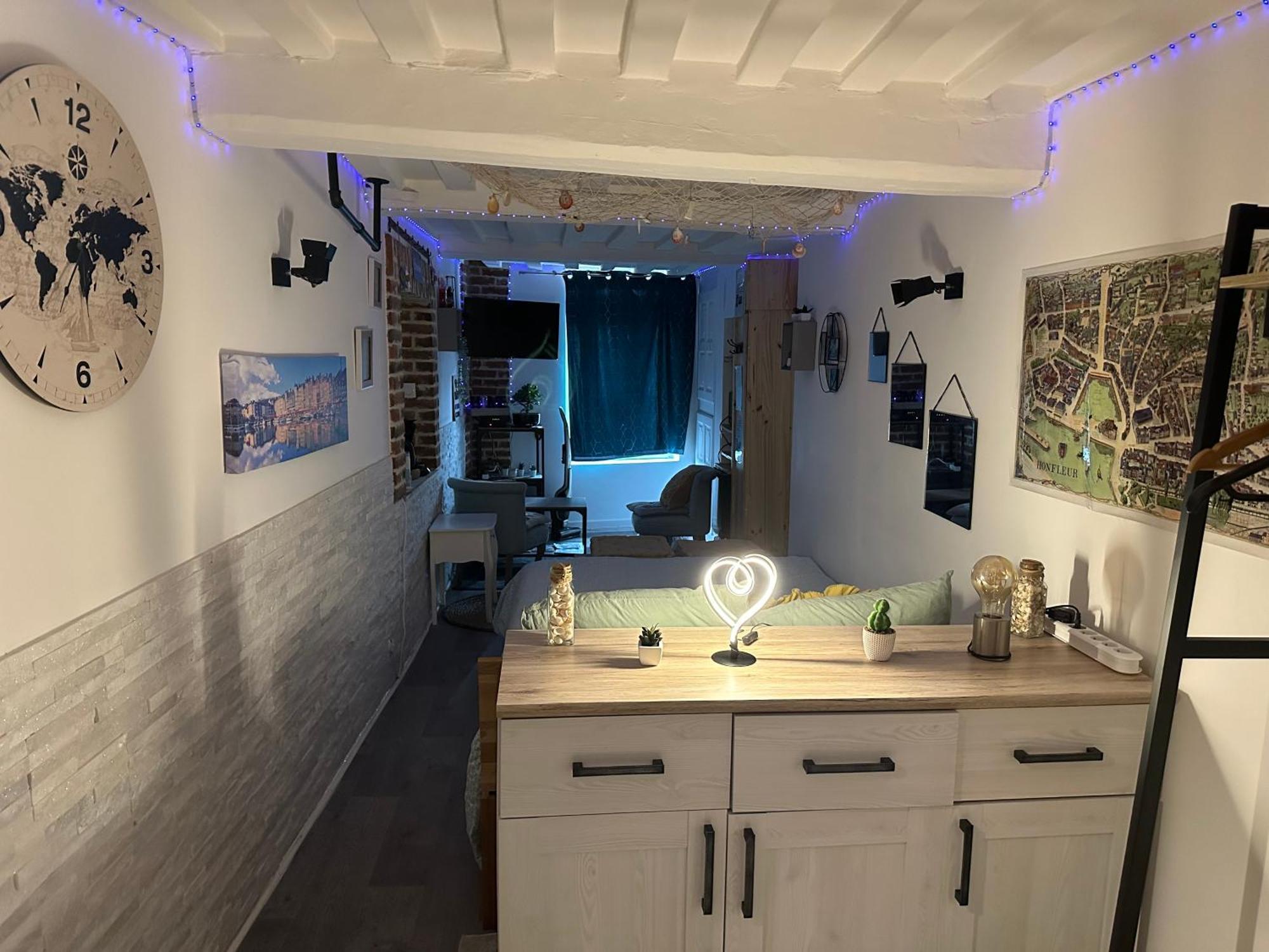 Le Ti Wi Studio En Plein Coeur Du Vieux Bassin Honfleur Exteriér fotografie